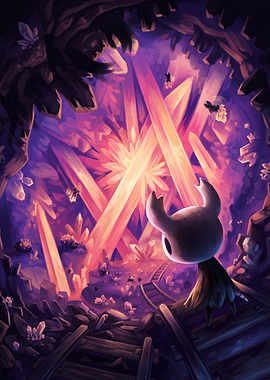 Hollow Knight in Crystal Cave