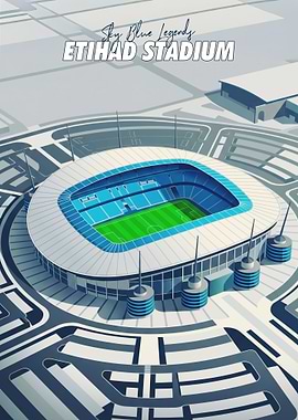 Etihad Stadium Poster