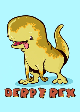 Derpy T Rex Dinosaur