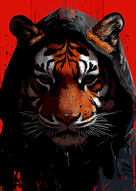 Tiger in a Hoodie