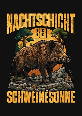Wild Boar in Forest