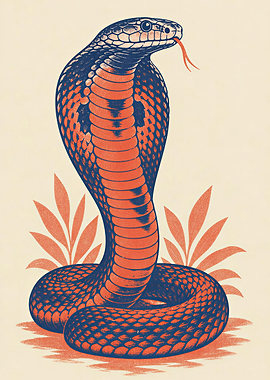 Cobra Snake Illustration