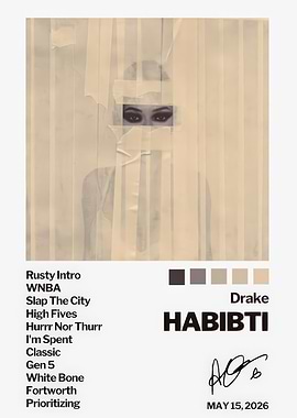 Drake Habibti Album Cover