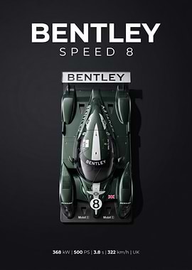Bentley Speed 8 Race Car