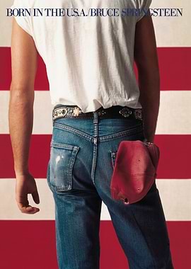 Bruce Springsteen Born in the U.S.A. Album Cover