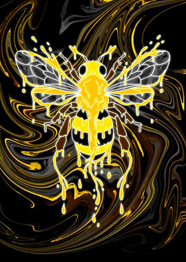 Liquid Neon Bee