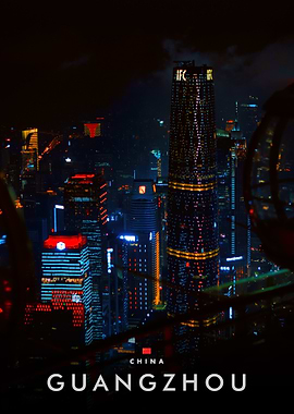 Guangzhou Cityscape at Night