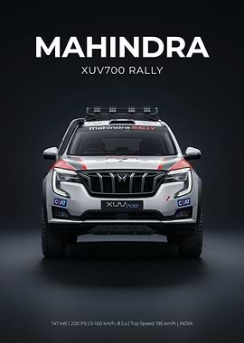 Mahindra XUV700 Rally Car