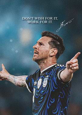 Lionel Messi Inspirational Quote