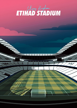 Etihad Stadium Minimalist Poster