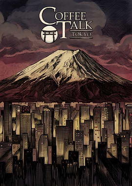 Coffee Talk Tokyo Mount Fuji Cityscape