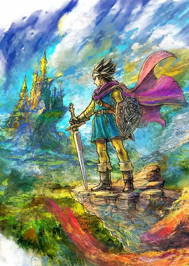 Hero with Sword and Shield