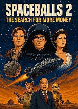 Spaceballs 2 The Search for More Money Poster