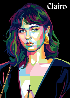 Clairo Pop Art Portrait