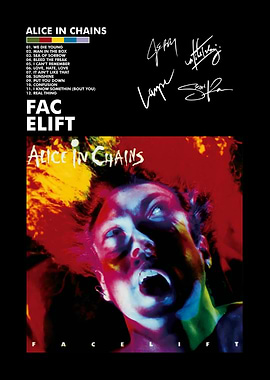 Alice in Chains Facelift Album Art