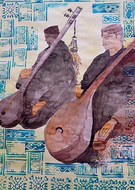 Musicians Playing Traditional Instruments