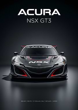 Acura NSX GT3 Race Car