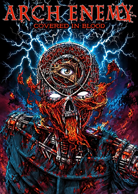 Arch Enemy Covered in Blood Album Art
