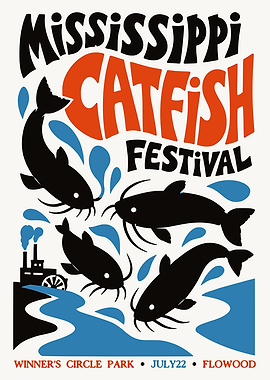 Mississippi Catfish Festival Poster