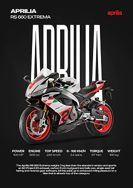 Aprilia RS 660 Extrema Motorcycle