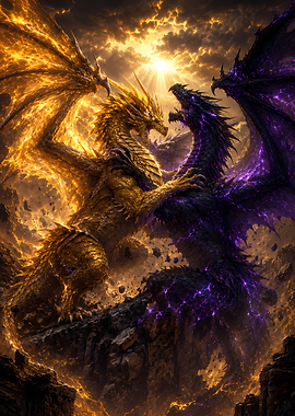 Epic Dragon Battle