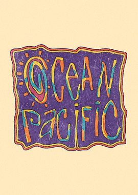 Ocean Pacific Retro Graphic