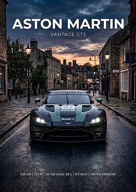 Aston Martin Vantage GT3 on Street