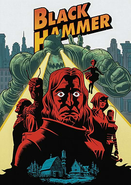 Black Hammer Comic Cover Art
