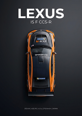 Lexus IS F CCS-R Top View