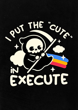 cute execute Grim Reaper