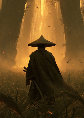 Samurai in a Forest
