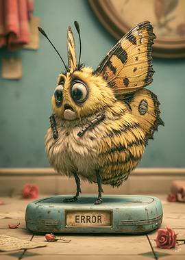 Cute Moth on a Scale