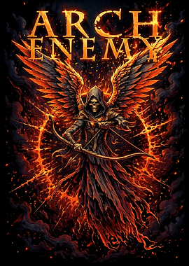 Arch Enemy Grim Reaper with Wings