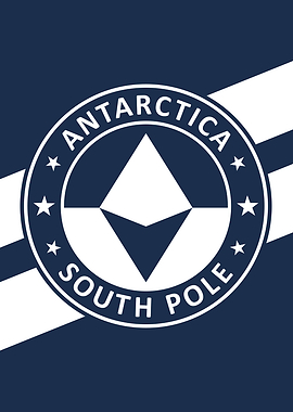 Antarctica South Pole Emblem