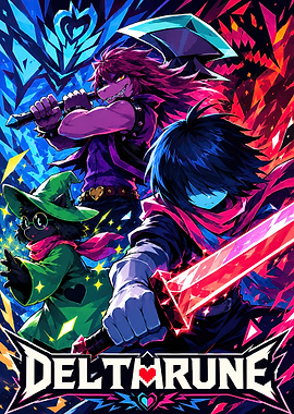 Deltarune Game Poster