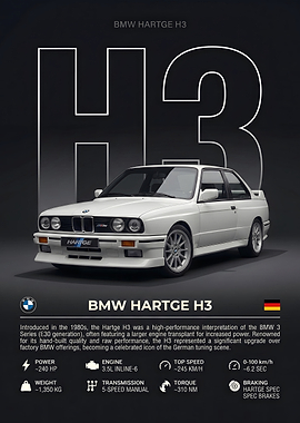 BMW Hartge H3 Poster