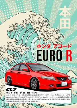 Honda Accord Euro R Poster