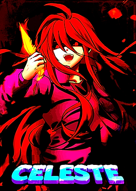 Celeste Anime Character with Fire