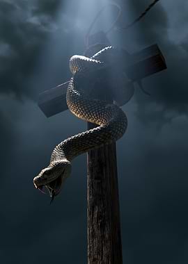 Snake on a Cross