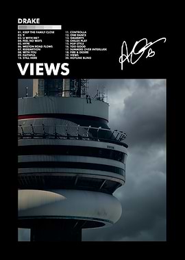 Drake Views Album Poster