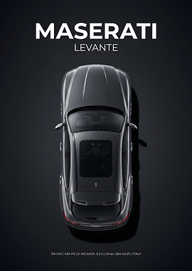 Maserati Levante Top View