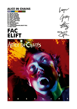 Alice in Chains Facelift Album Art