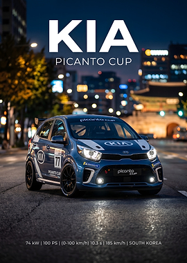 Kia Picanto Cup Race Car