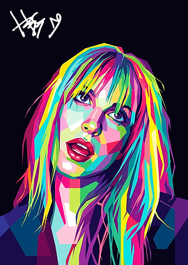 Hayley Williams Colorful Portrait