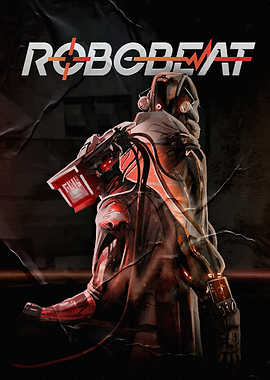 RoboBeat Cyberpunk Robot Art