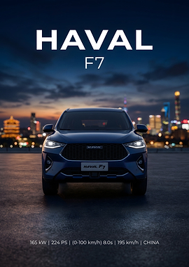 Haval F7 Car at Dusk
