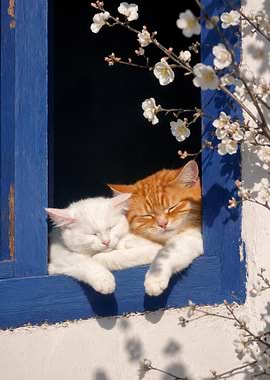 Serene Spring Nap
