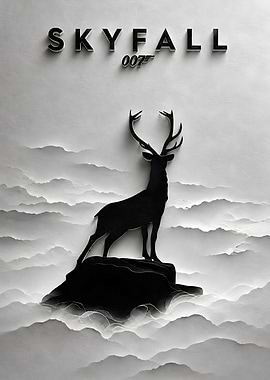 Skyfall Movie Poster with Deer