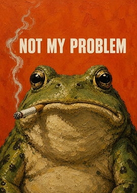 Frog Smoking 'Not My Problem'