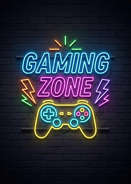 Gaming Zone Neon Sign